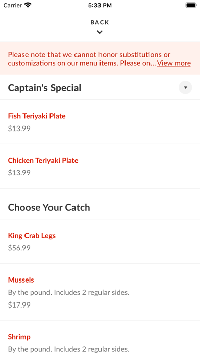 The Captain's Boil Canada Screenshot
