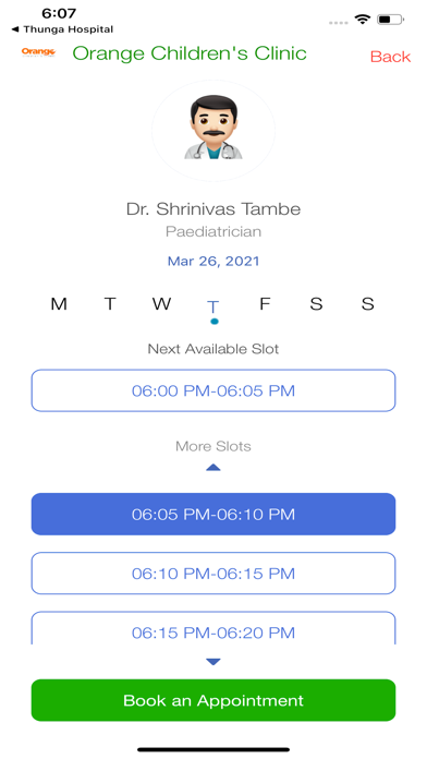 Orange Childrens clinic Screenshot