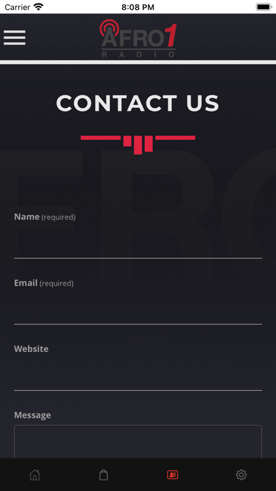 Afro1Radio Screenshot