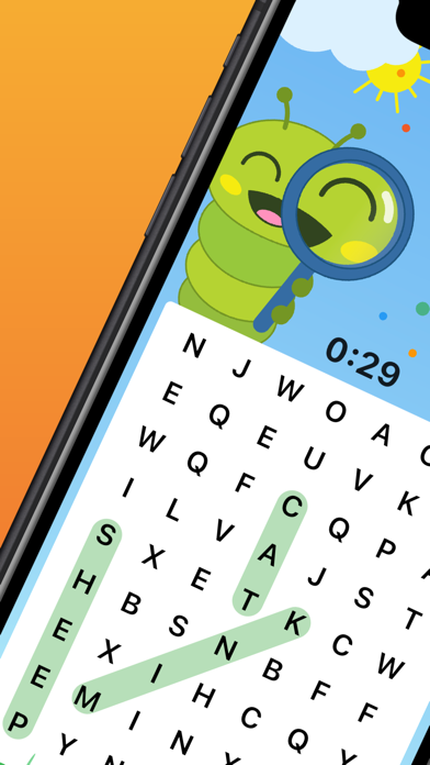 Wormie Word Search Screenshot