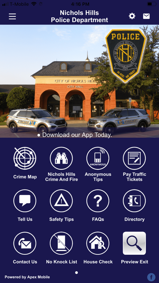 #1. Nichols Hills PD (iOS) 由: City of Nichols Hills