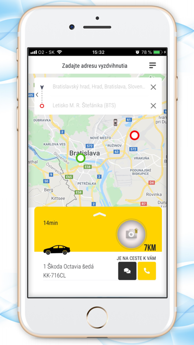 Taxi Bratislava Screenshot