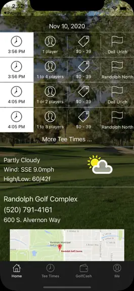 Game screenshot Randolph Golf Tee Times apk