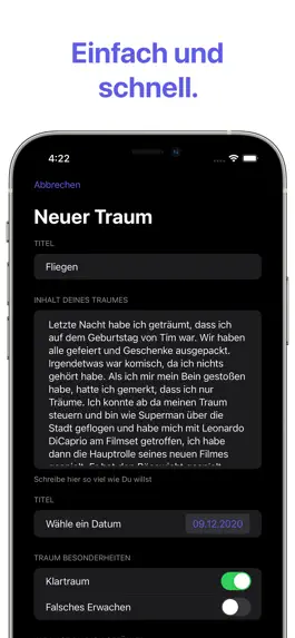 Game screenshot DreamLog - Traumtagebuch apk