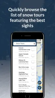 go snowmobiling ontario iphone screenshot 4