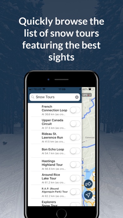 Go Snowmobiling Ontario Screenshot