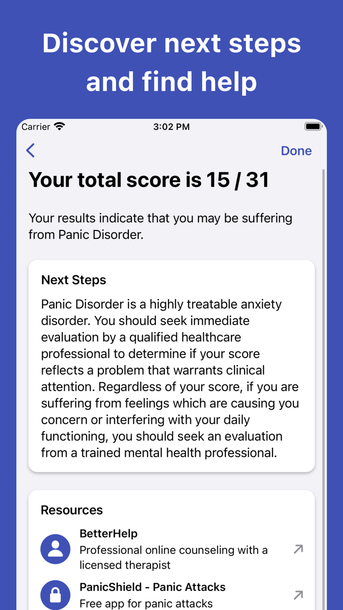 Panic Disorder Test