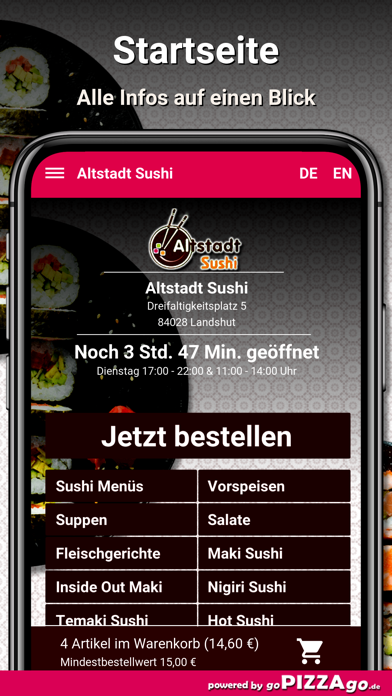Altstadt Sushi Landshut Screenshot