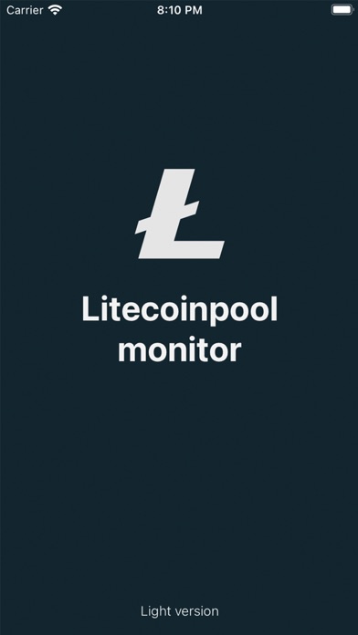 Litecoinpool monitor Screenshot