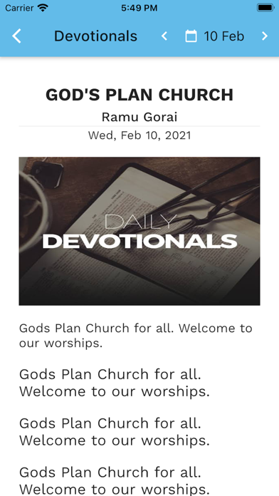 Screenshot #2 pour Gods Plan Church