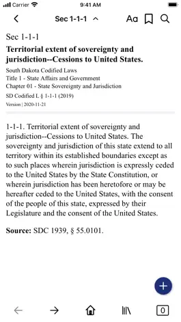 Game screenshot South Dakota Codified Laws apk