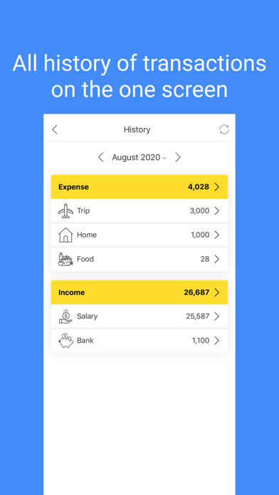 Budget planner - expense track Screenshot
