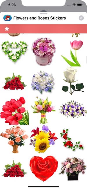 Flowers and Roses Stickers(圖8)-速報App