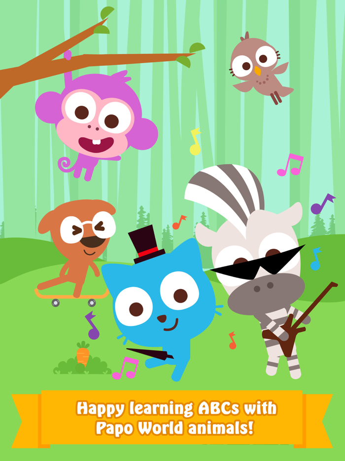 Purple Pink A to Z Animals