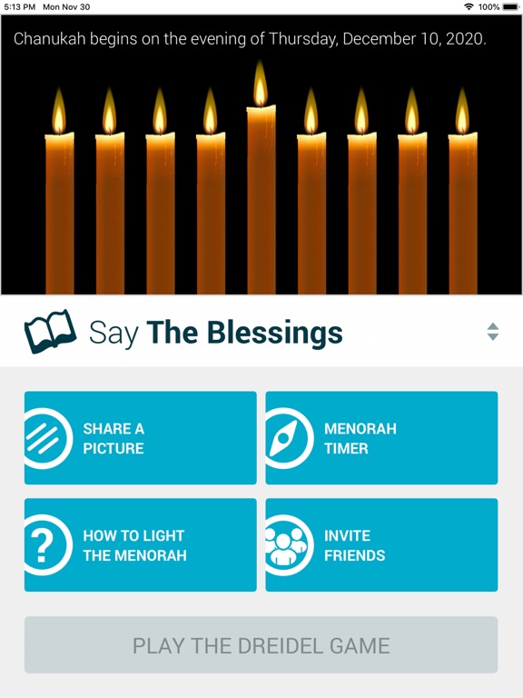 Chanukah Guide App