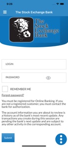 Stock Exchange Bank Mobile screenshot #1 for iPhone