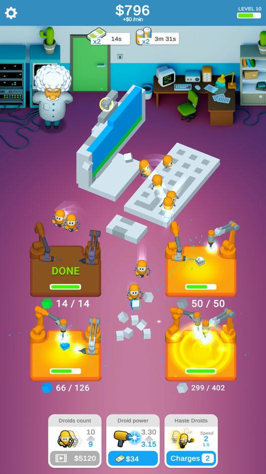 #6. Robotics Idle (iOS) 来自: Volodymyr Delinskyi