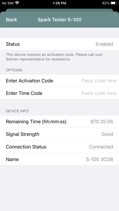 Spark Tester Screenshot