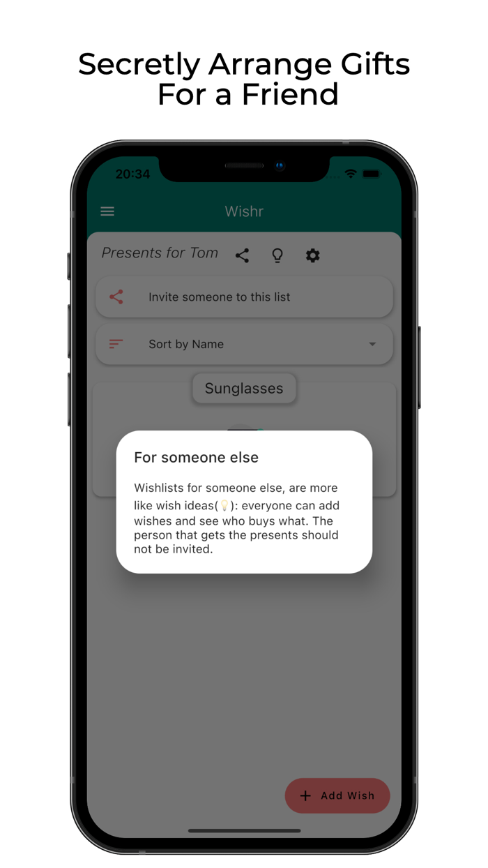 Wishr - Shared Wishlist