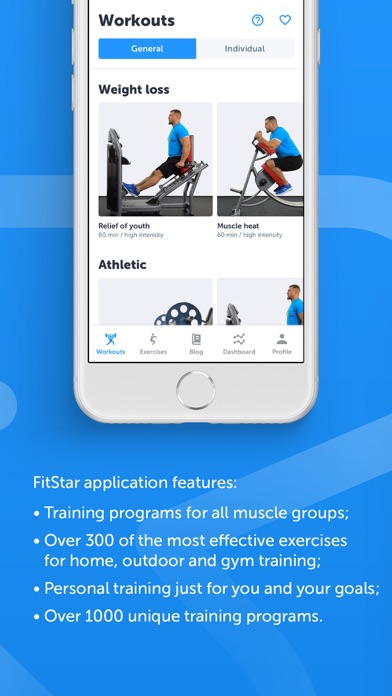 FitStar - Your Fitness Coach Screenshot
