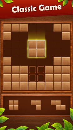 Wood Block Puzzle Deluxe screenshot 1