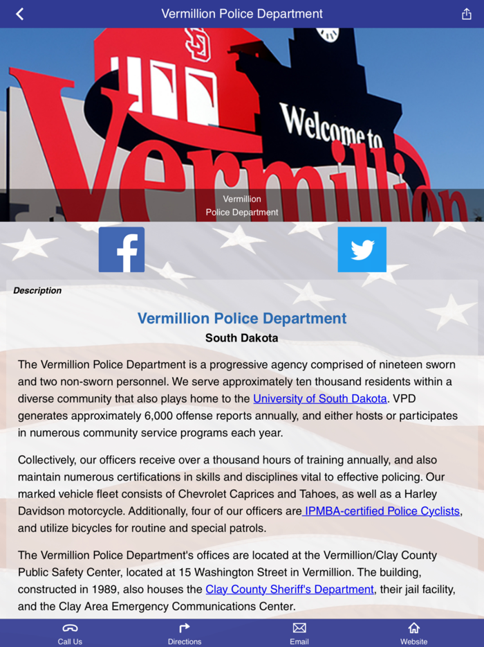 Vermillion PD