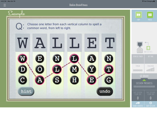 Screenshot #4 pour Dakim BrainFitness, Active