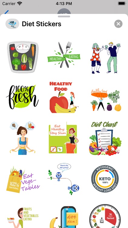 Diet Stickers 2021 screenshot-4