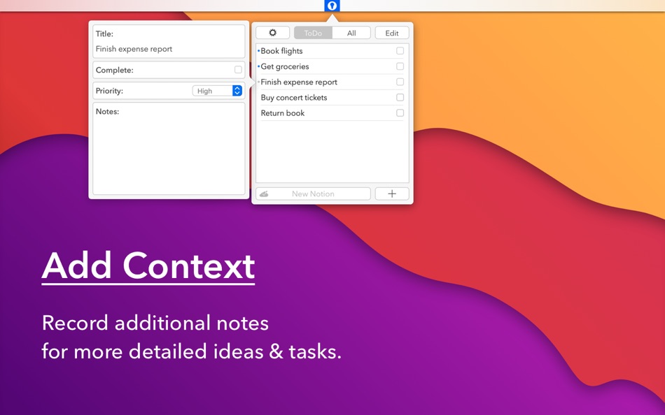 #3. Notions (macOS) 게시자: Armchair Engineering