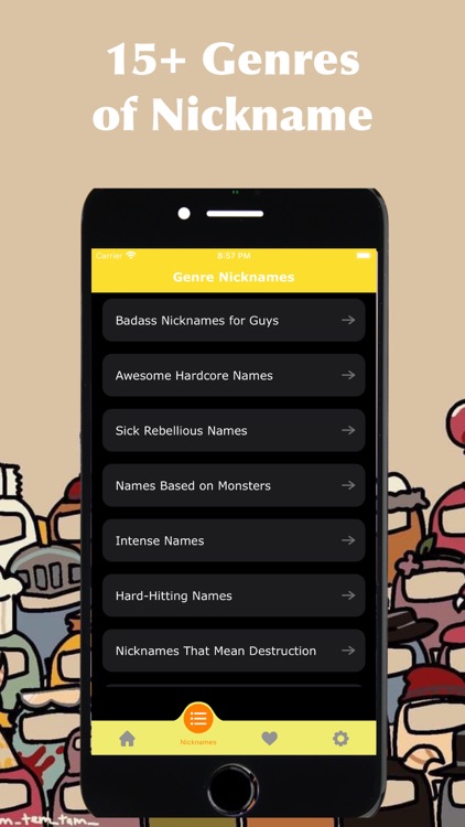 Among us - Nickname Creator