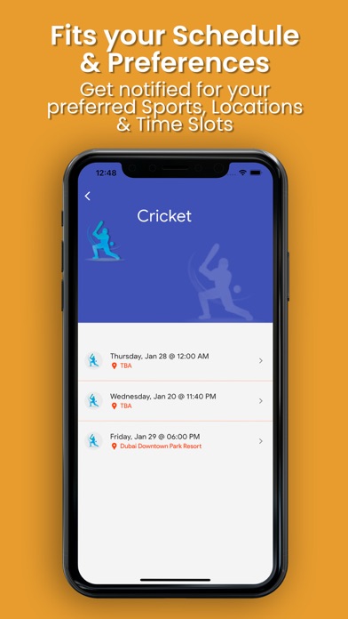 Sport Mates: Matches Today UAE Screenshot