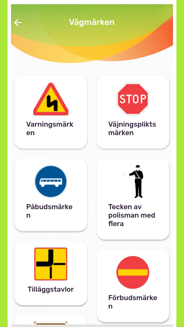 Körkortsfrågor 2021 - Körkort