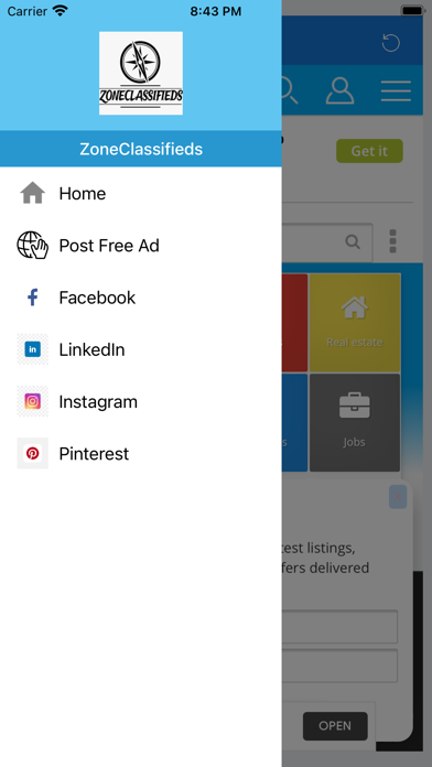 ZoneClassifieds Screenshot