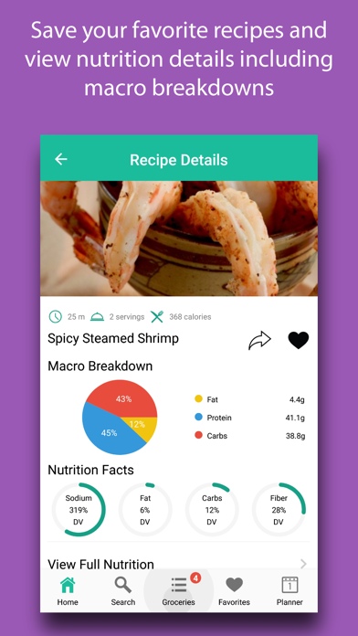 Diabetic Diet Recipes & Meals Screenshot