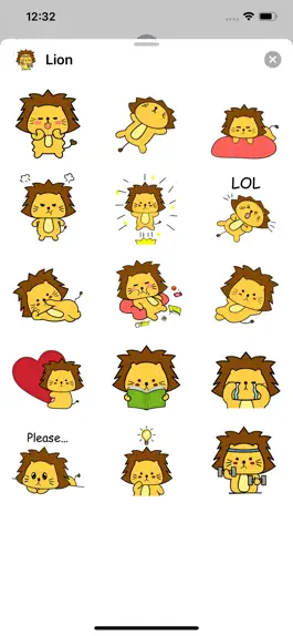 Game screenshot Lion Sticker fc apk