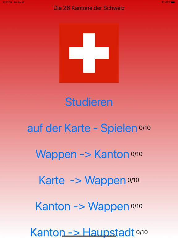 Screenshot #4 pour Die 26 Kantone der Schweiz