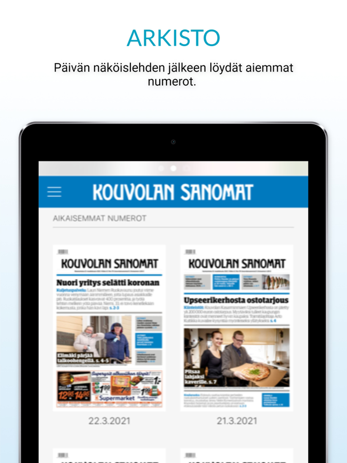 Kouvolan Sanomat päivän lehti