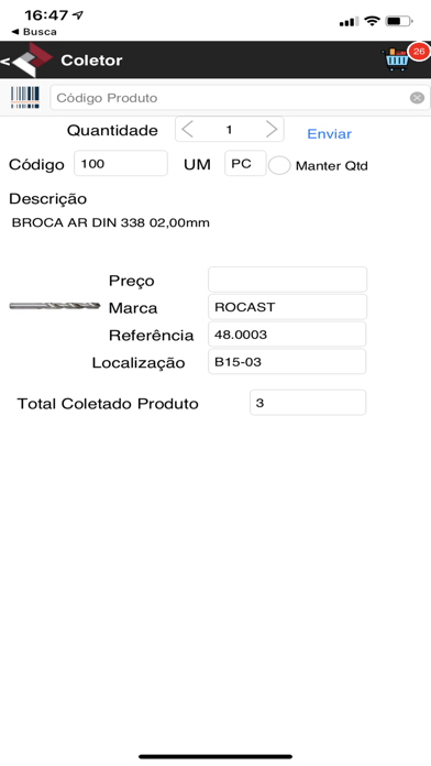 MGWare Coletor Screenshot 4 - AppWisp.com MGWare Coletor Screenshot 4 - AppWisp.com