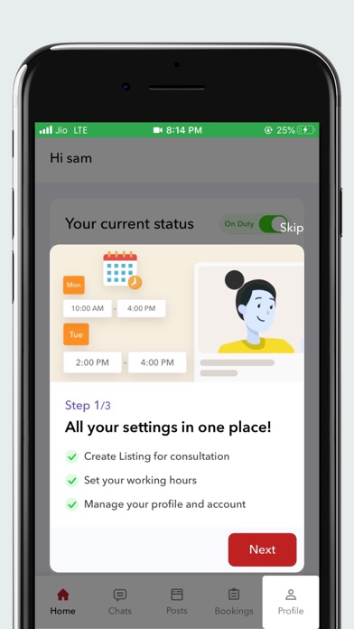 PINGPROFY COACH Screenshot