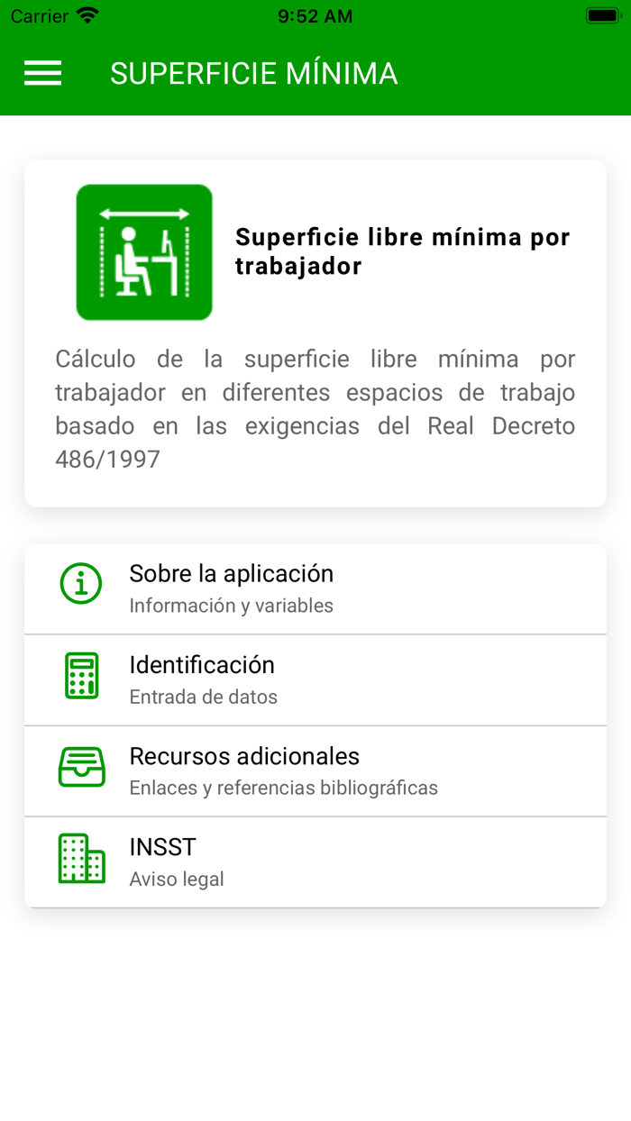 Superficie libre mínima
