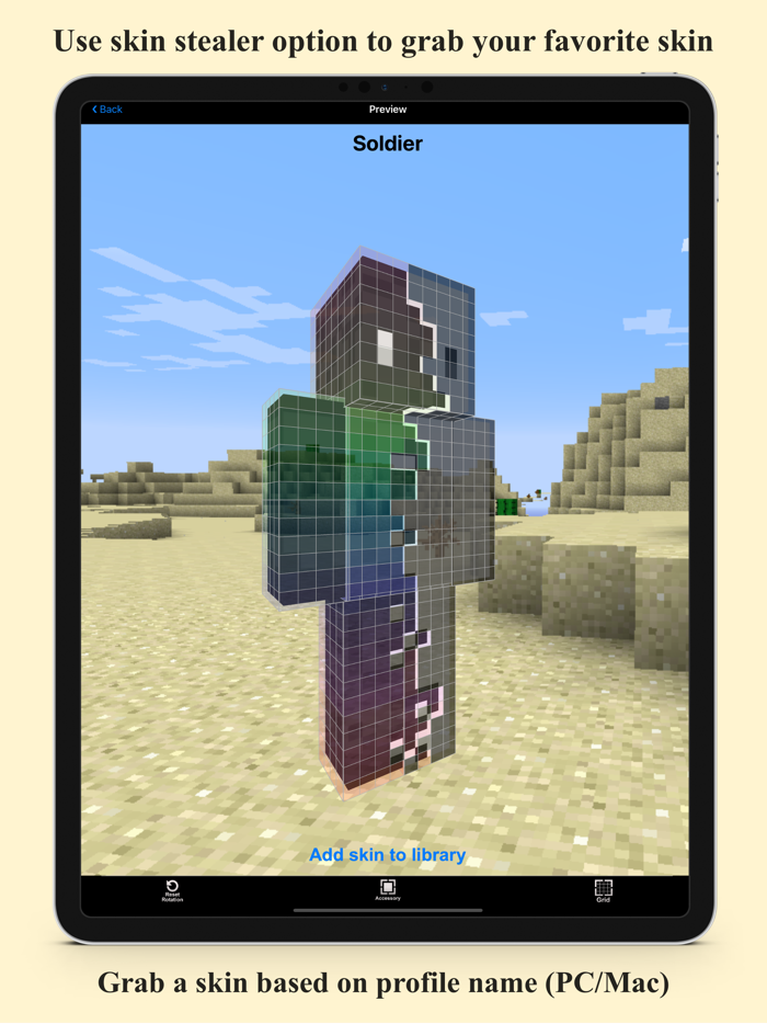 Skin Designer 3D for Minecraft