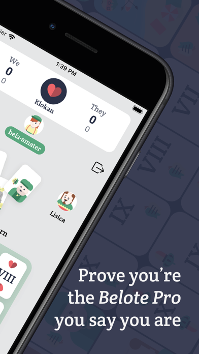 Bela Online - Belote & Friends Screenshot