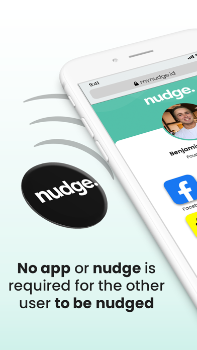 nudge – Digital Business Card Screenshot