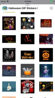 halloween gif stickers ! iphone screenshot 4