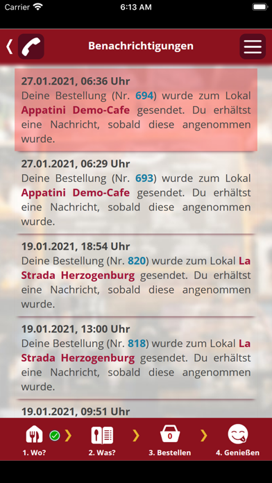 Appatini: Einfach. Bestellen. Screenshot