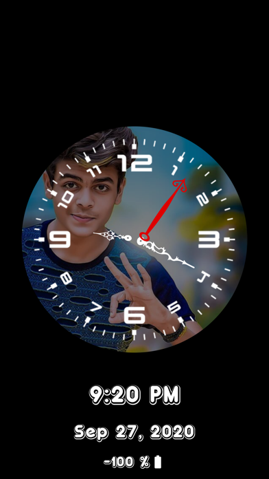 アナログ時計 ウィジェット:デスクトップ時計,ロック画面時間のおすすめ画像2
