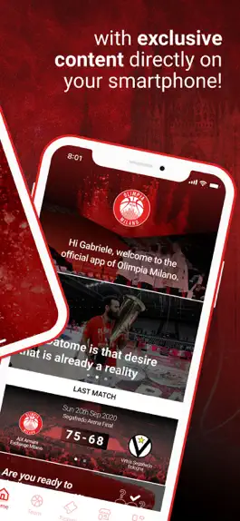 Game screenshot Olimpia Milano apk