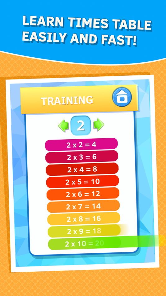 #1. Learn Times Tables quickly (iOS) Von: Bergia Inc