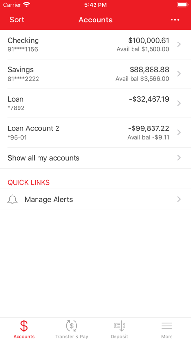 Remington Federal Credit Union Screenshot