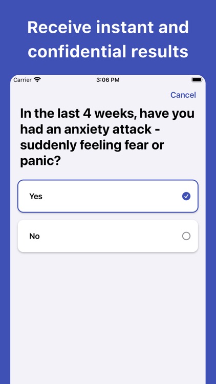 Panic Disorder Test